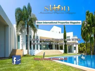 Find a Dreams Property with STTON International Properties M
