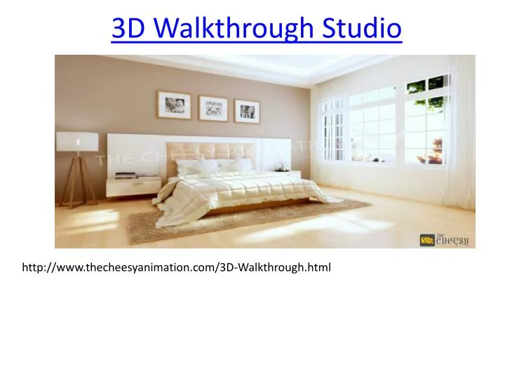 3d walkthrough studio