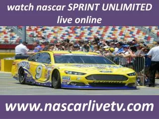 nascar 2015 Sprint Unlimited streaming audio live online