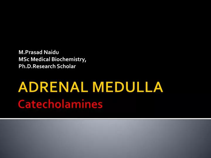m prasad naidu msc medical biochemistry ph d research scholar
