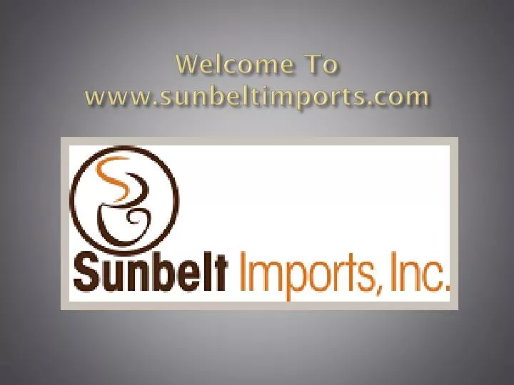 welcome to www sunbeltimports com