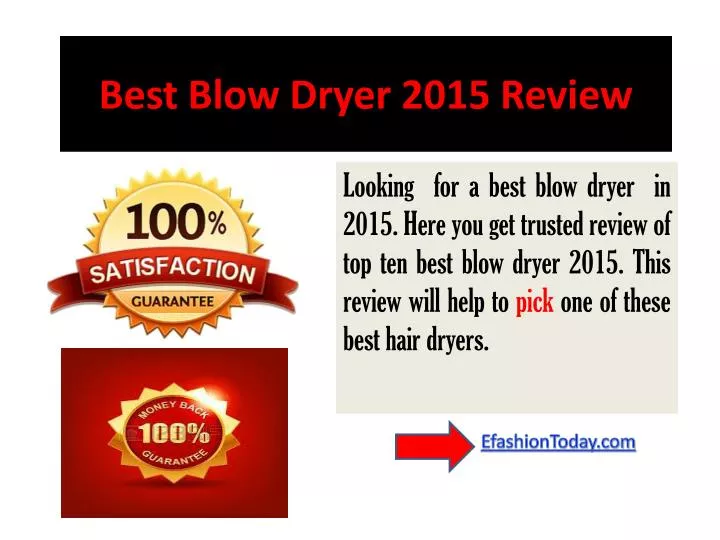 best blow dryer 2015 review
