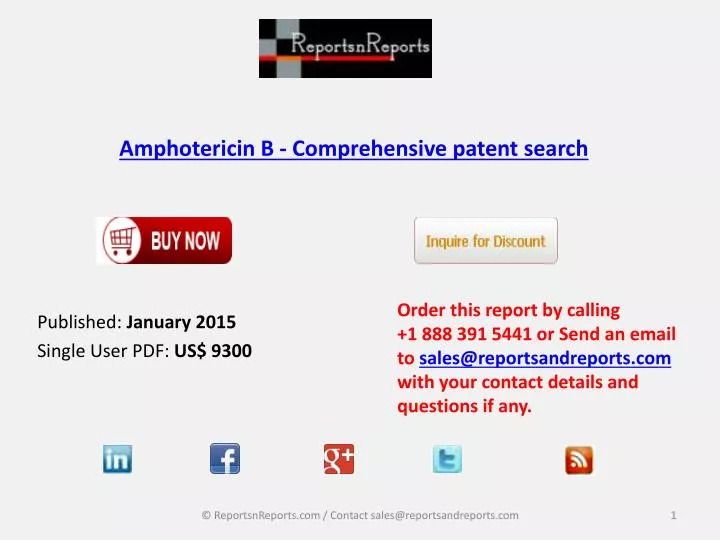 amphotericin b comprehensive patent search
