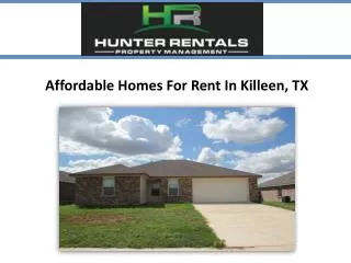 Affordable Homes For Rent in Killeen, TX