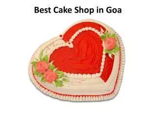 Best Cake Shop in Goa