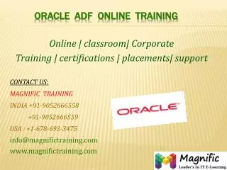 oracle adf online training in hyderabad