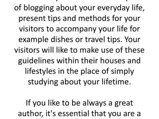 Smarter Methods To Create Blogging Meet Your Needs