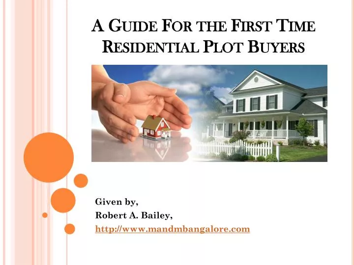 a guide for the first time residential plot buyers