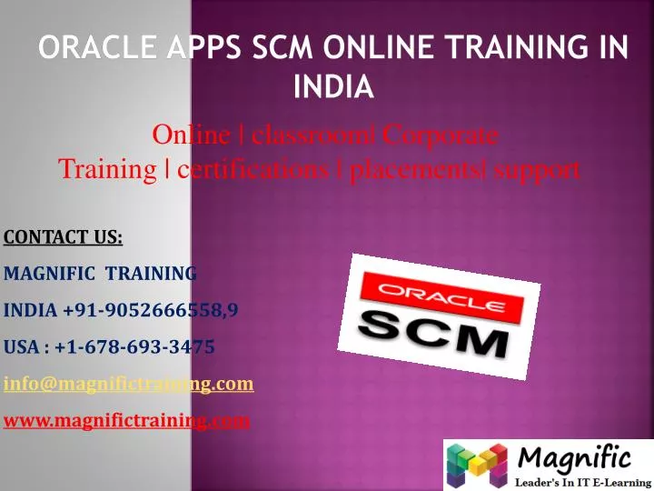 oracle apps scm online training in india