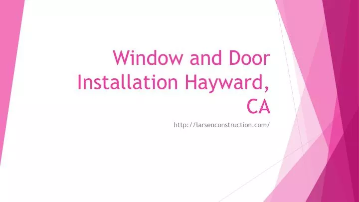 window and door installation hayward ca