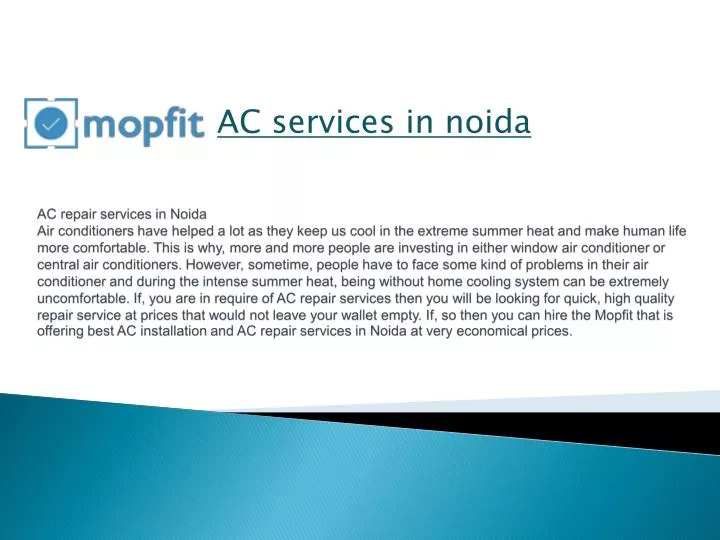 ac services in noida