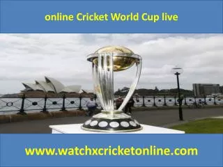 online Cricket World Cup live