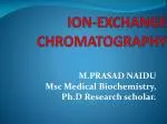 ION EXCHANGE CHROMATOGRAPHY - slide 1