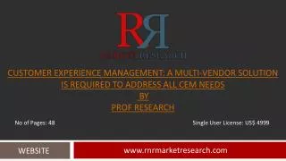Customer Experience Management Industry CEM Research Report