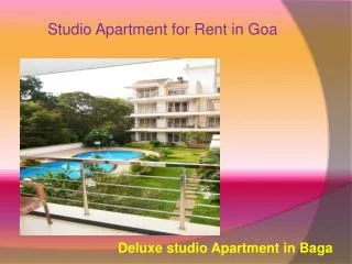 Studio Apartment rent for tourist in Arambol Beach, Goa