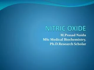 NITRIC OXIDE