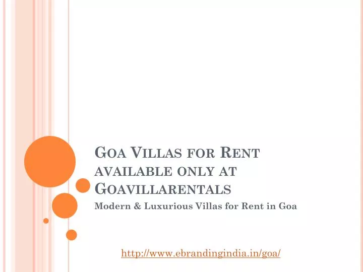 goa villas for rent available only at goavillarentals