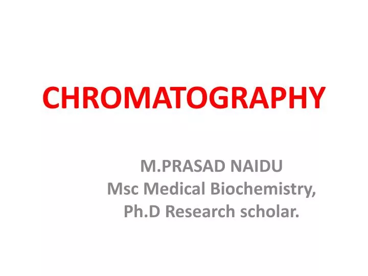 chromatography