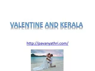 Valentine in Kerala Backwaters