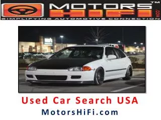 Used Car Search USA - MotorsHiFi.com