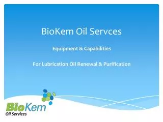 BioKem Oil Servces