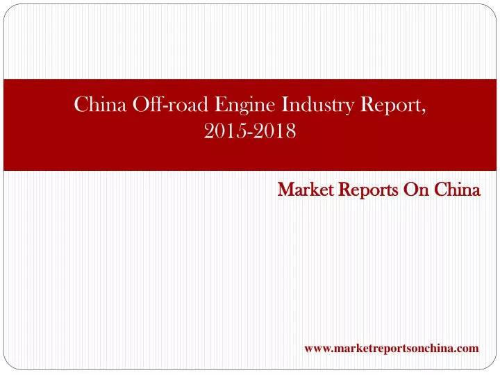 market reports on china
