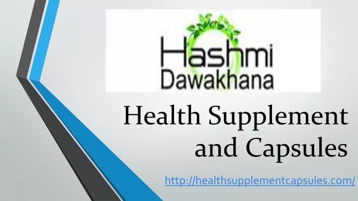 health supplement and capsules