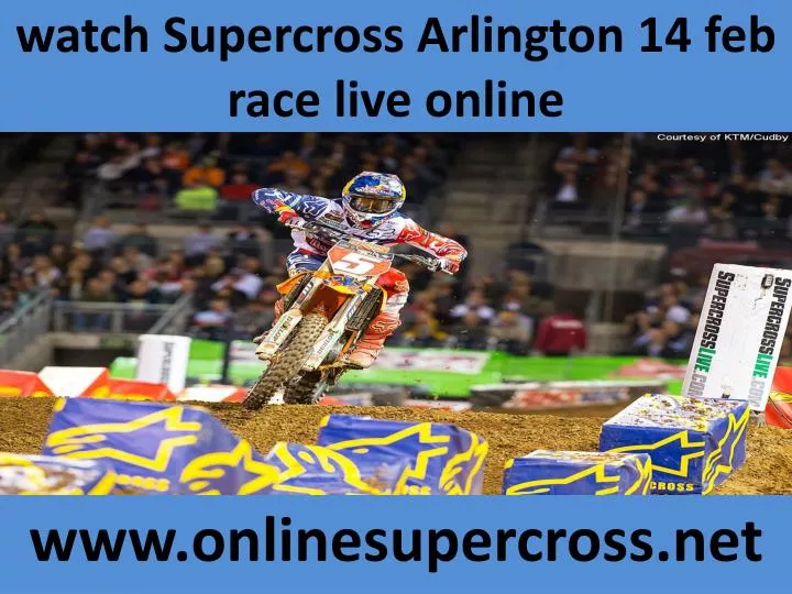 watch supercross arlington 14 feb race live online