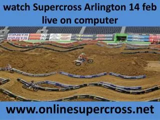 Monster Energy Supercross Arlington live