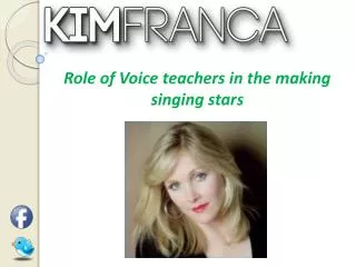 Role of Voice teachers in the making singing stars