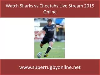 Watch Rugby online Sharks vs Cheetahs