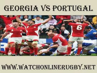 watch Georgia vs Portugal live coverage