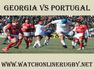 Georgia vs Portugal live rugby