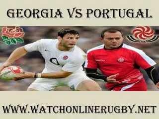 watch Rugby Match Georgia vs Portugal