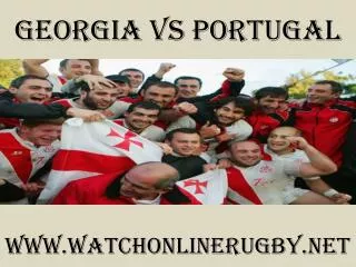 watch rugby Georgia vs Portugal online