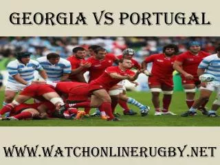 watch Georgia vs Portugal online stream