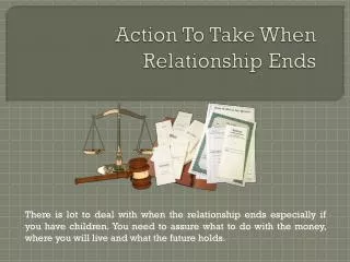 Action To Take When Relationship Ends