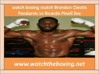 watch Ricardo Pinell vs Cleotis Pendarvis full fight cad >>>