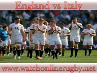 watch Rugby England vs Italy tv stream