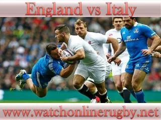 watch Rugby Match >>>> England vs Italy <<<