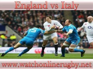 watch England vs Italy online rugby 2015