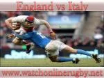 watch Italy vs England live rugby match