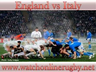 Watch Rugby Stream >> Italy vs England Full Match