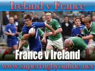 watch Rugby Match Ireland vs France