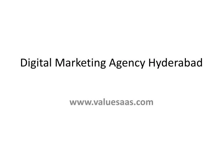 digital marketing agency hyderabad