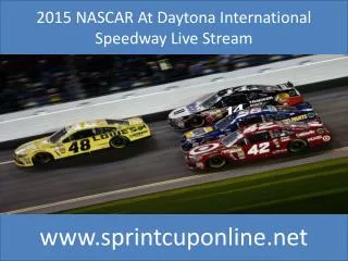 Watch NASCAR schedules 2015