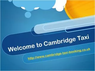 Cambridge Taxi