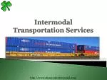 Intermodal Transportation Services - slide 1