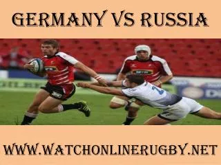 watch rugby Germany vs Russia online