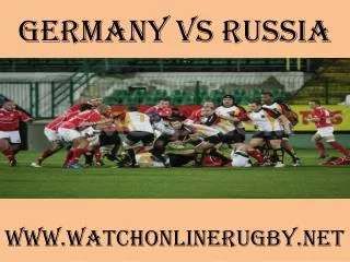 2015 Germany vs Russia live rugby match